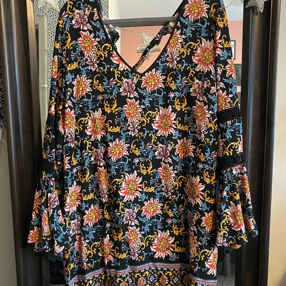 Floral patterned dress